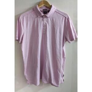 BOSS Hugo Boss | Men's Regular Fit Long Staple Cotton Polo in Pink/Lilac